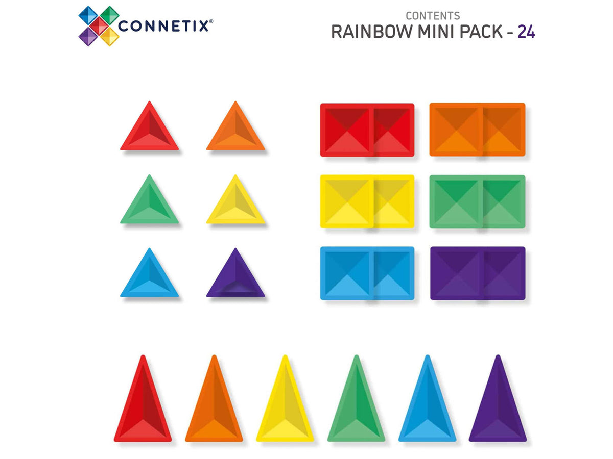 Connetix Rainbow Mini 24pc