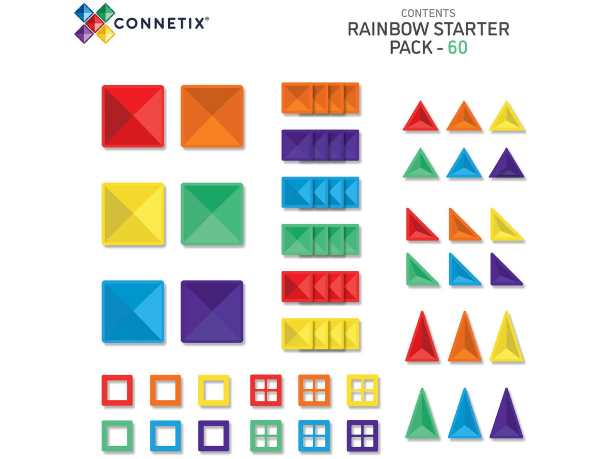 Connetix Rainbow Starter 60pc