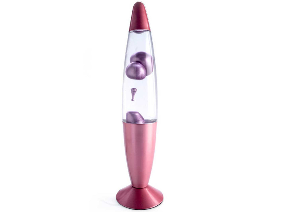 Lava Lamp Metallic Motion Pink
