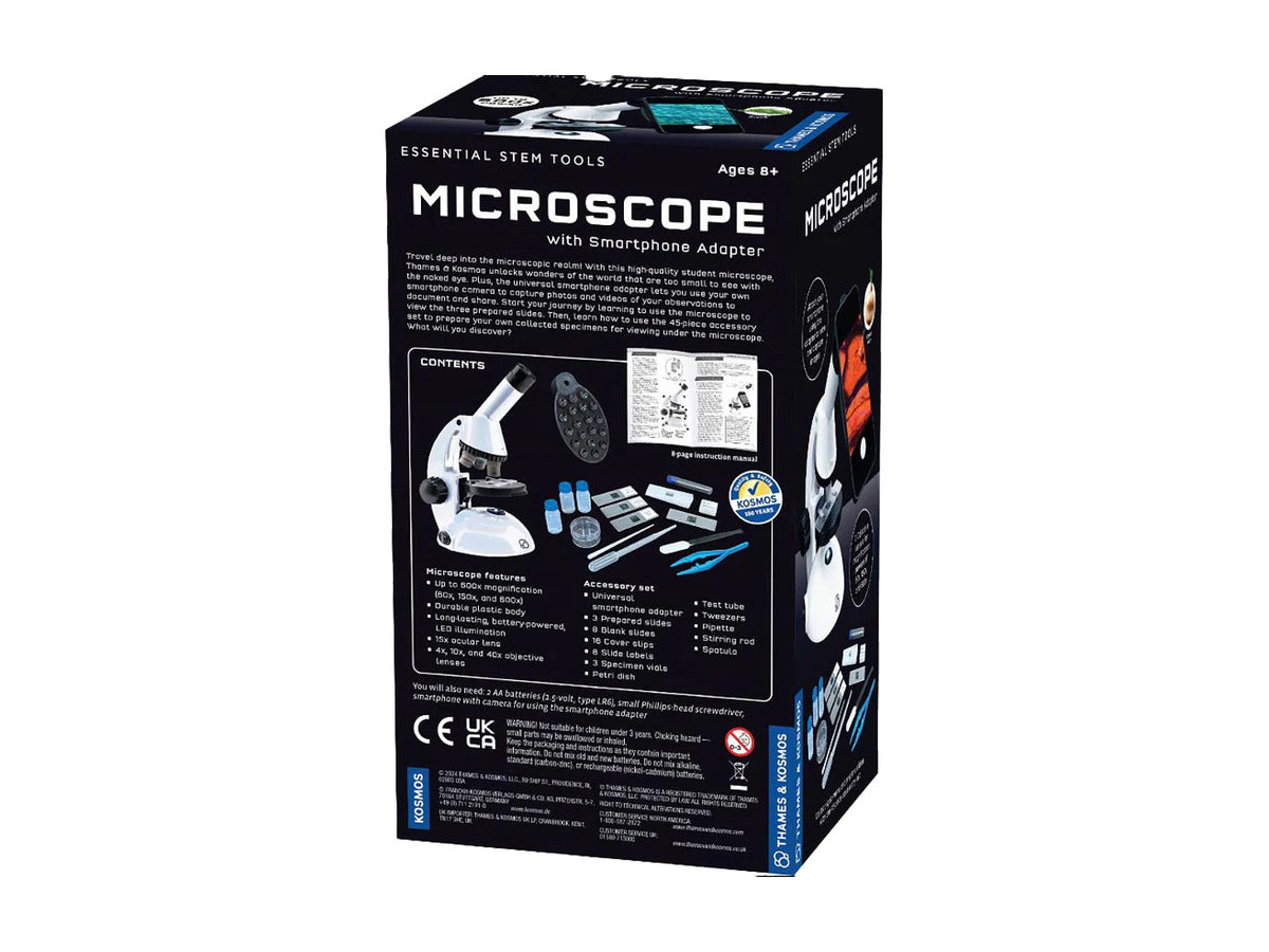 Microscope W Smartphone Adapter T&K