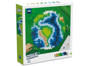 Plus Plus Puzzle By Number Earth 800pc