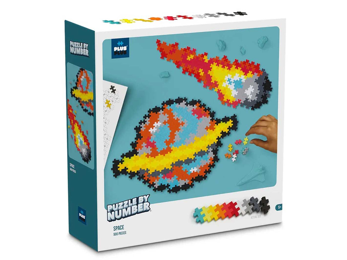 Plus Plus Puzzle By Number Space 500pc