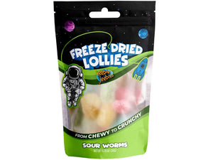 Freeze Dried Sour Worms Small 20g