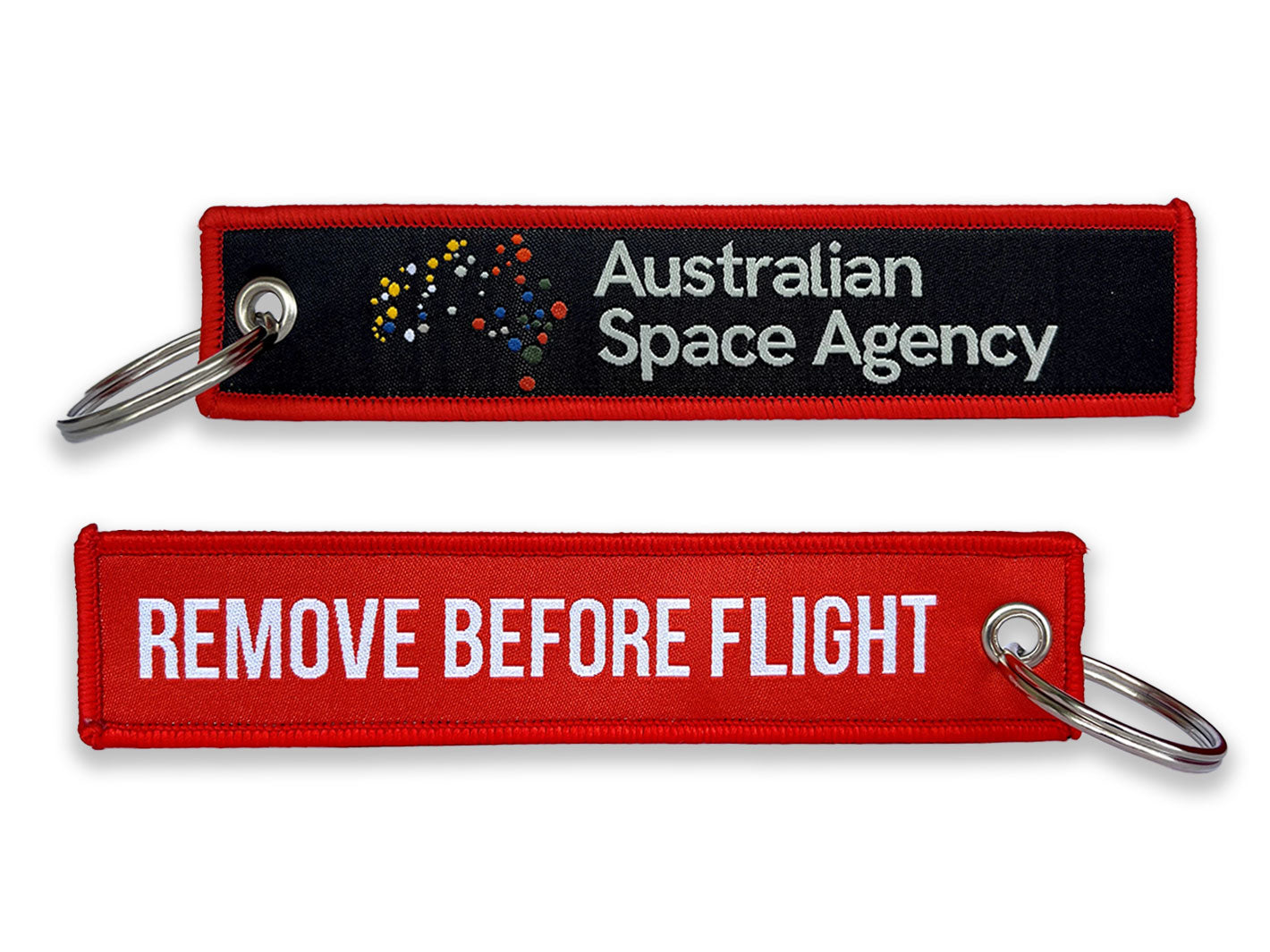 Remove Before Flight Keyring – Questacon