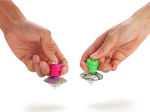 Spinning Top Metal Hopping