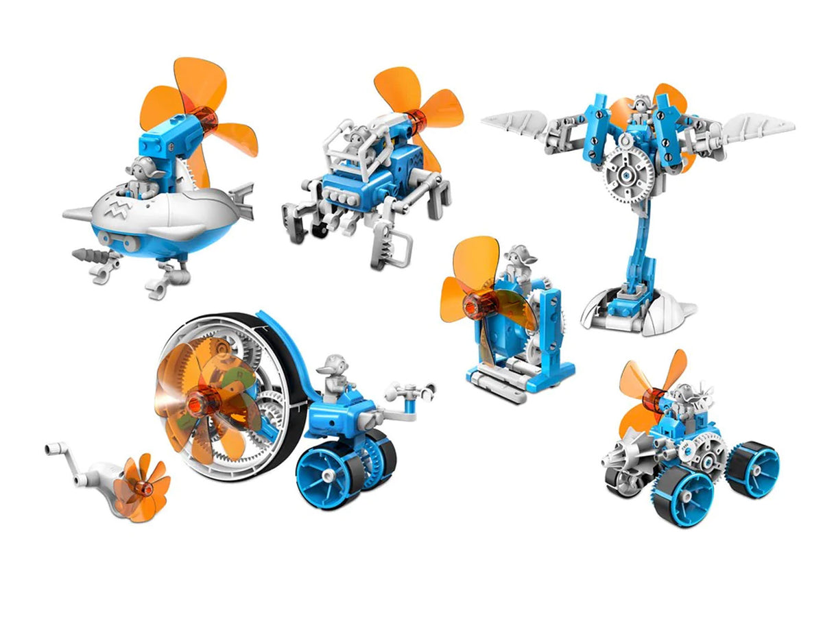 Wheely Windpower 6 In 1 Robot Kit