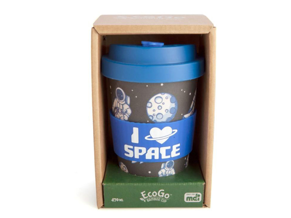 Ecogo Bamboo Cup I Love Space