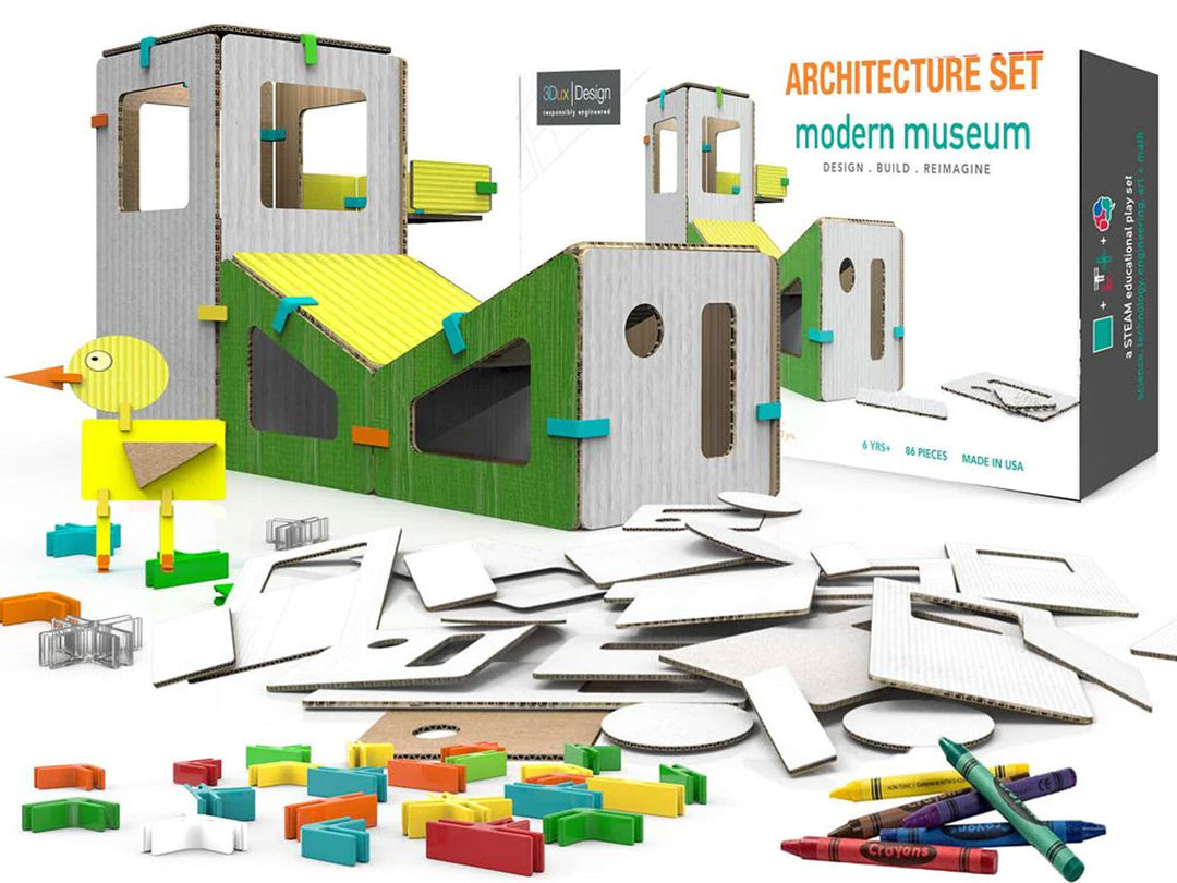 3Dux Design Modern Museum Architecture Set