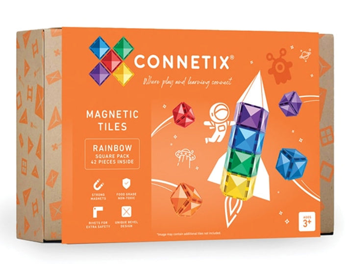 Connetix Rainbow Square Pack