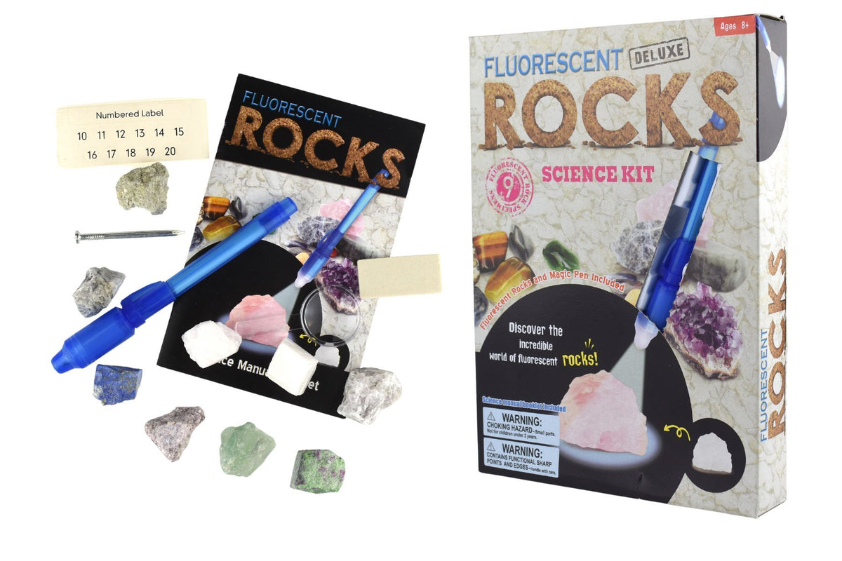 Fluorescent Rocks Deluxe Science Kit