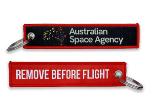 Australian Space Agency Keyring Remove Before Flight