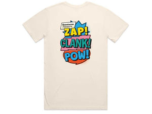 Questacon Zap!Clank!Pow! Tshirt-Adult