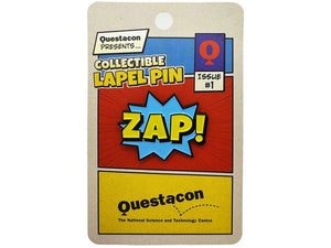 Questacon Zap!Clank!Pow! Pin Zap