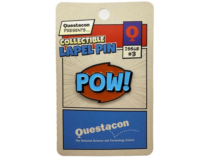 Questacon Zap!Clank!Pow! Pin Pow