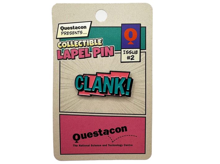 Questacon Zap!Clank!Pow! Pin Clank