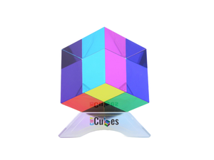 CMY Cube Triangular Stand Large