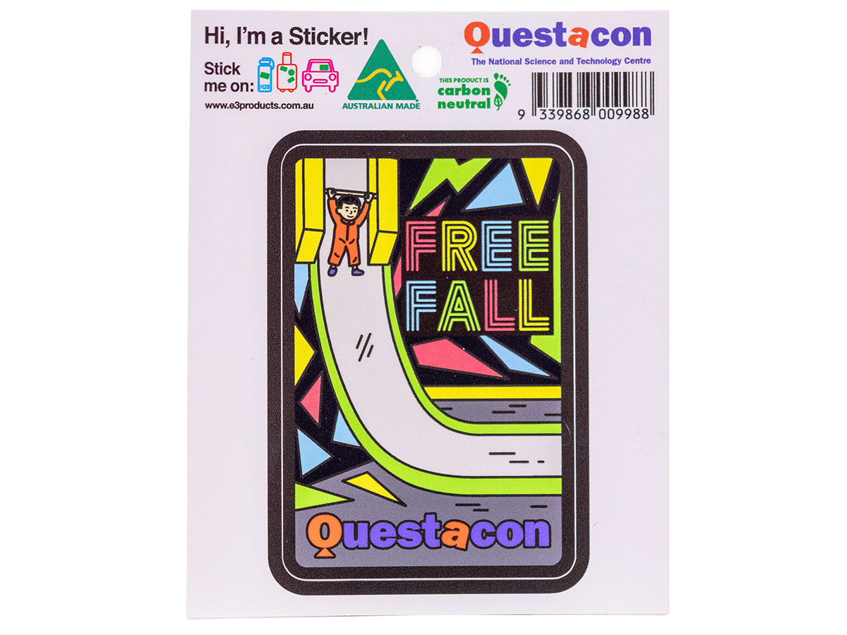 Questacon Freefall Sticker