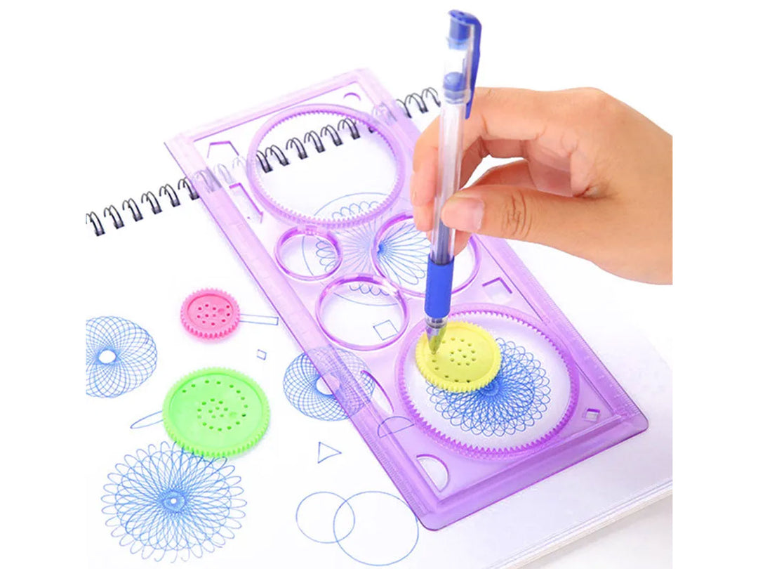 Magic Ruler Spiral Art – Questacon