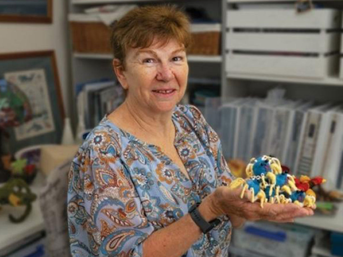 Questacon Mangroves Felting Workshop with Melanie Tribe
