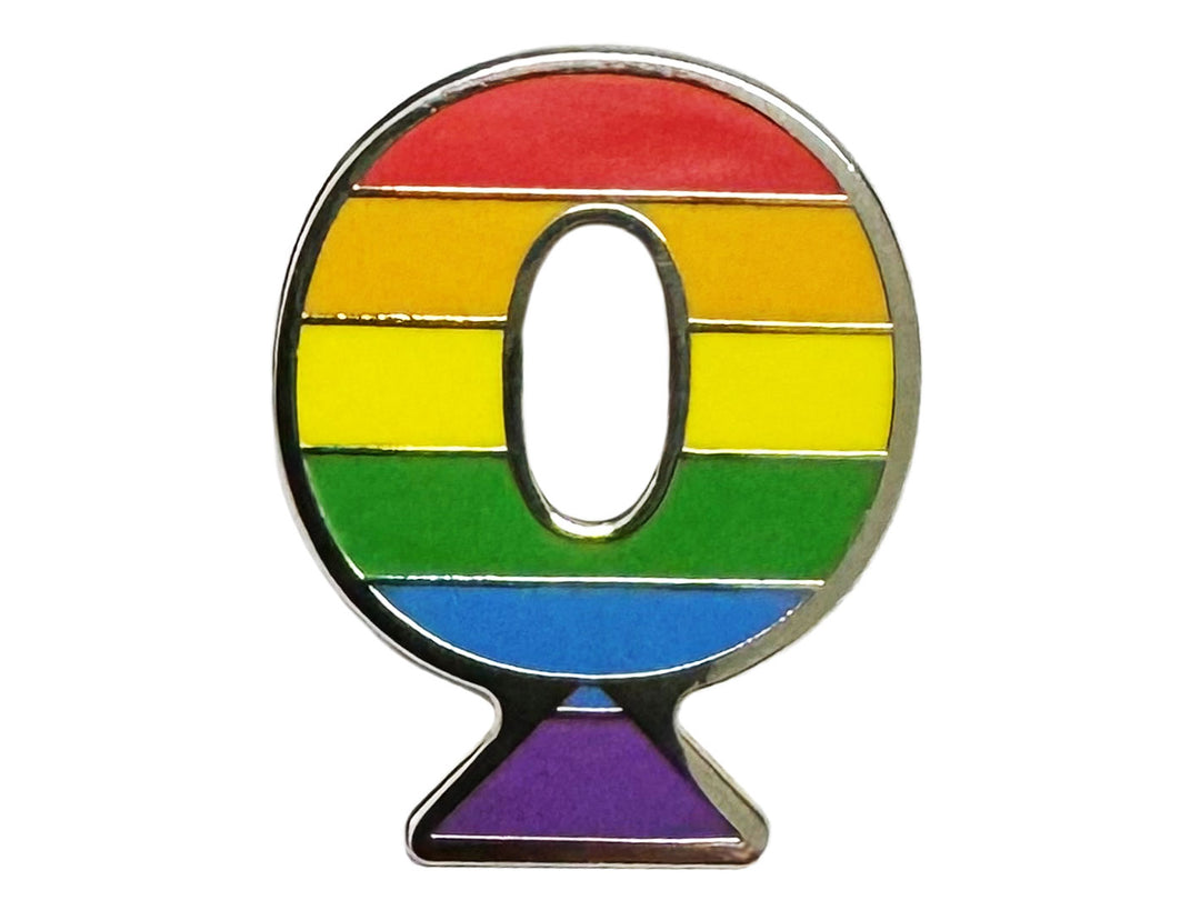 Questacon Q Rainbow Pin