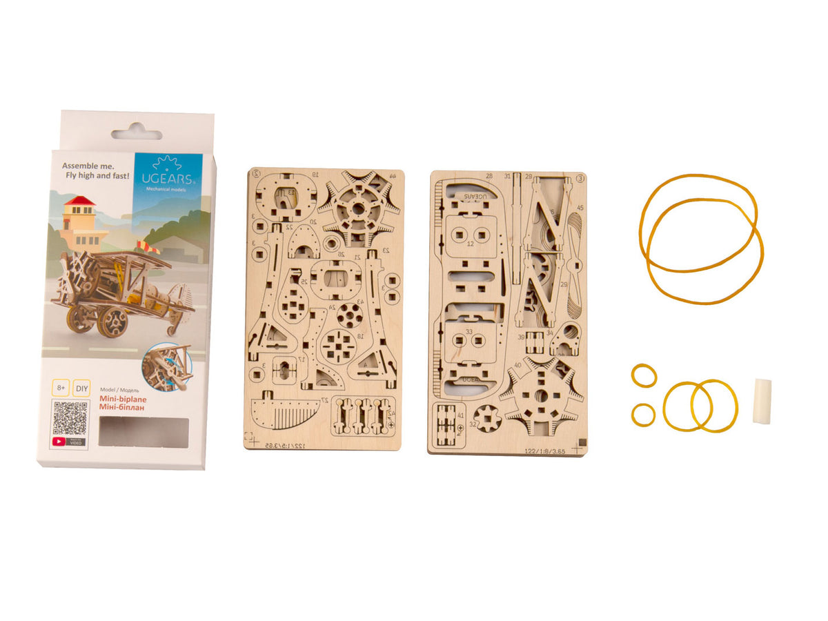 Ugears Mini Bi-Plane