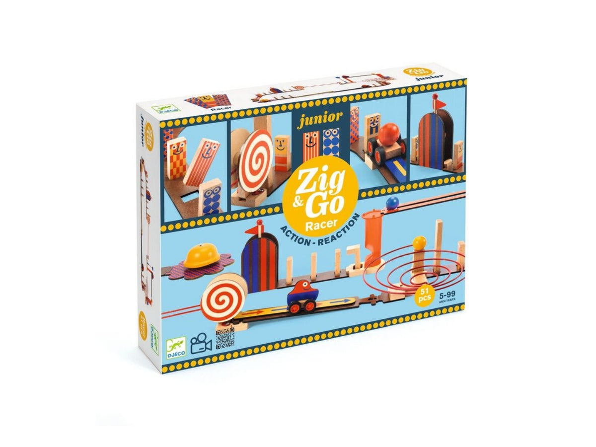 Zig & Go Junior Racer Set - 52pc