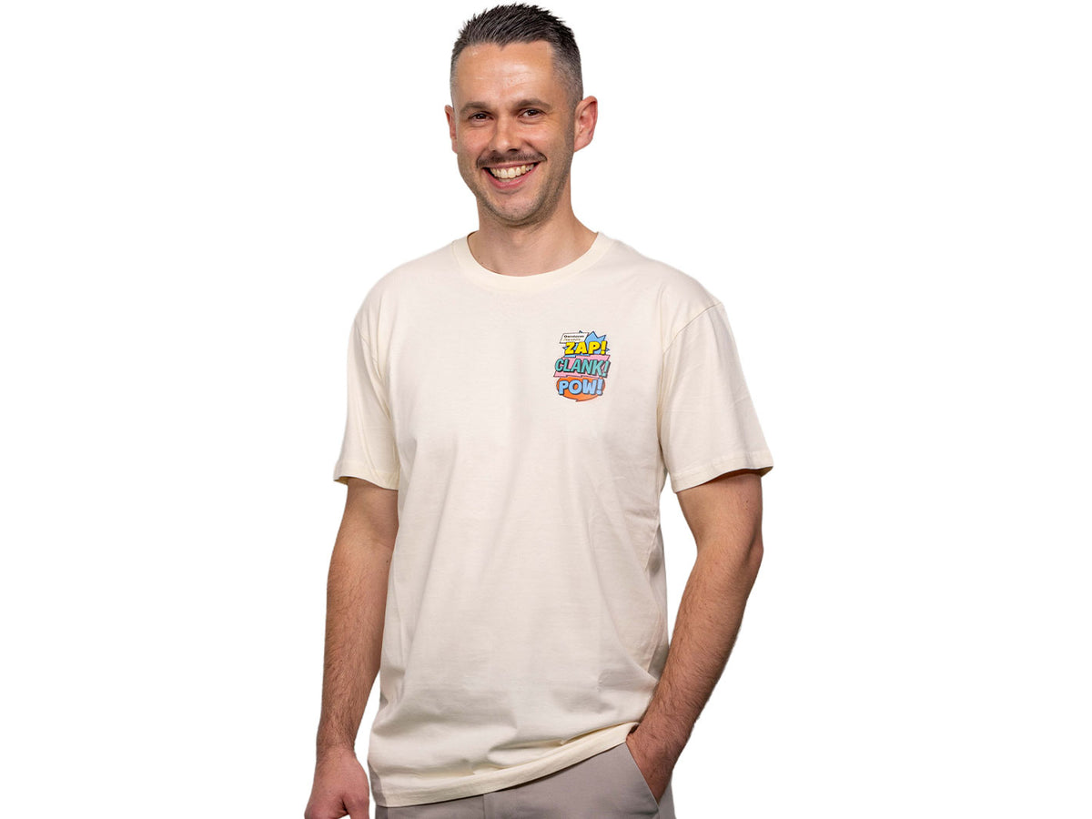 Questacon Zap!Clank!Pow! Tshirt-Adult