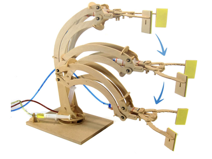 Wooden Hydraulic Robotic Arm