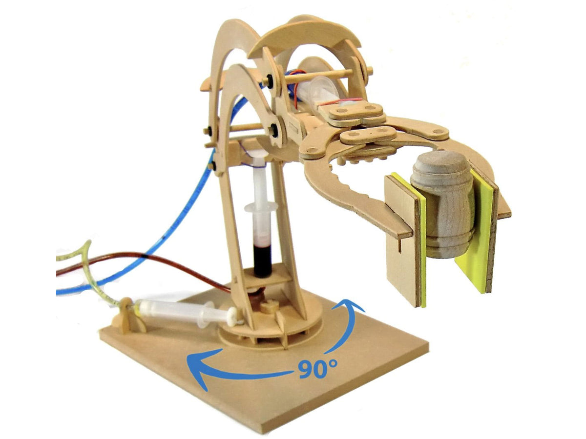 Wooden Hydraulic Robotic Arm