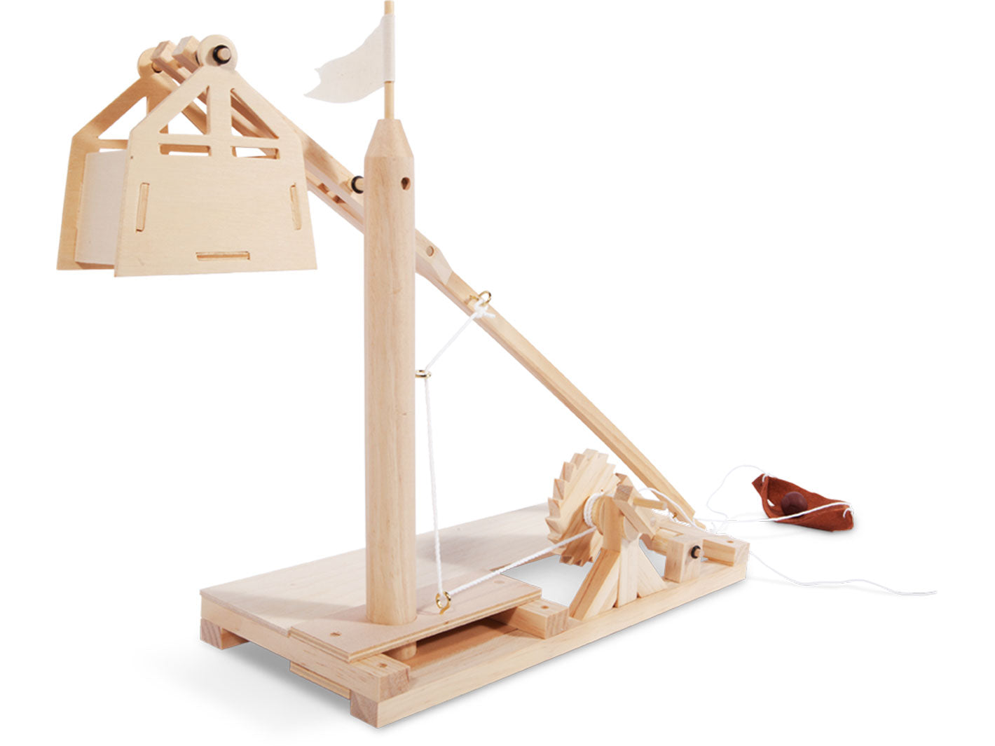 Trebuchet Kit Fat Brain Toys Leonardo Da Vinci Trebuchet - Wooden ...