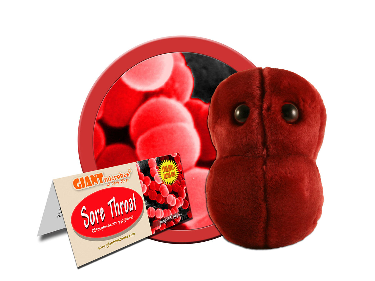 GIANTmicrobes Sore Throat