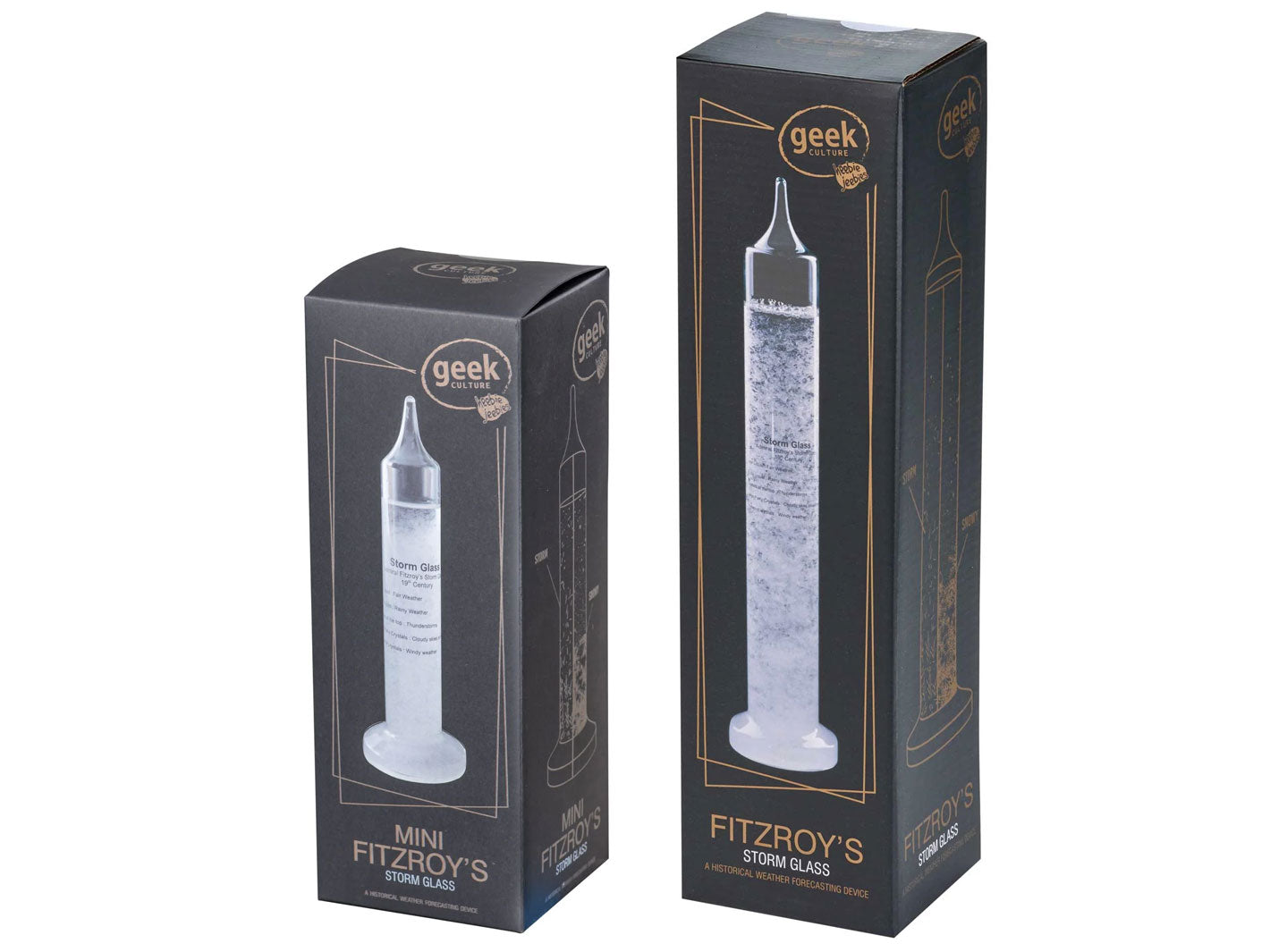 Fitzroy Box Fitzroys Storm Glass 28cm - Questacon