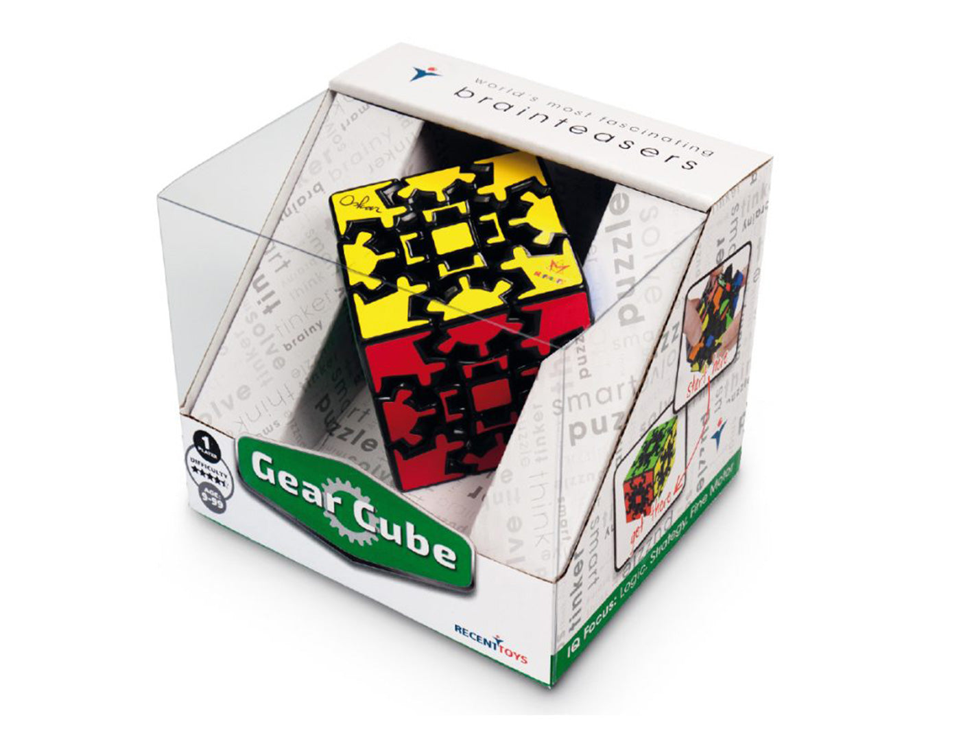 mefferts gear cube Puzzle Mefferts Gear Cube Black