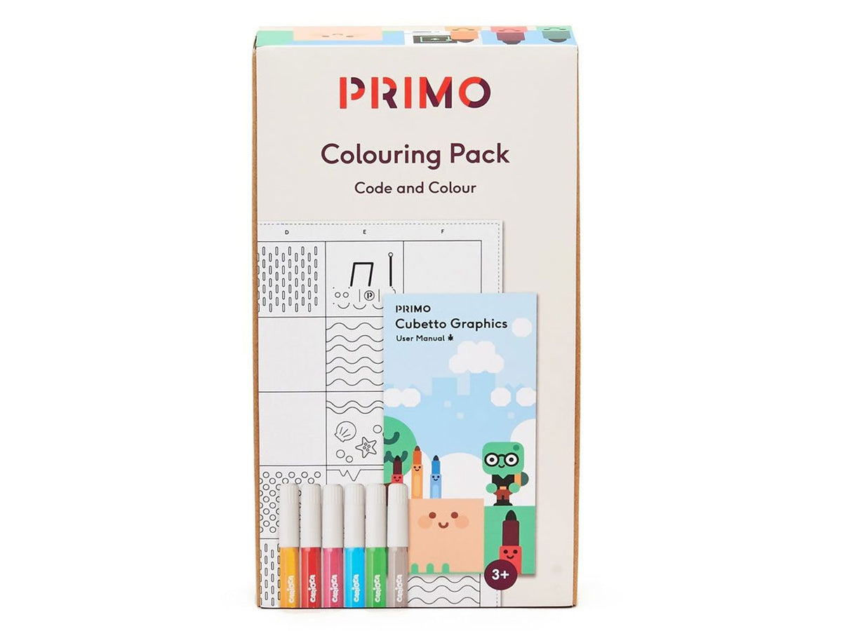 Primo Kit Primo Code And Colour Colouring Pack - Questacon