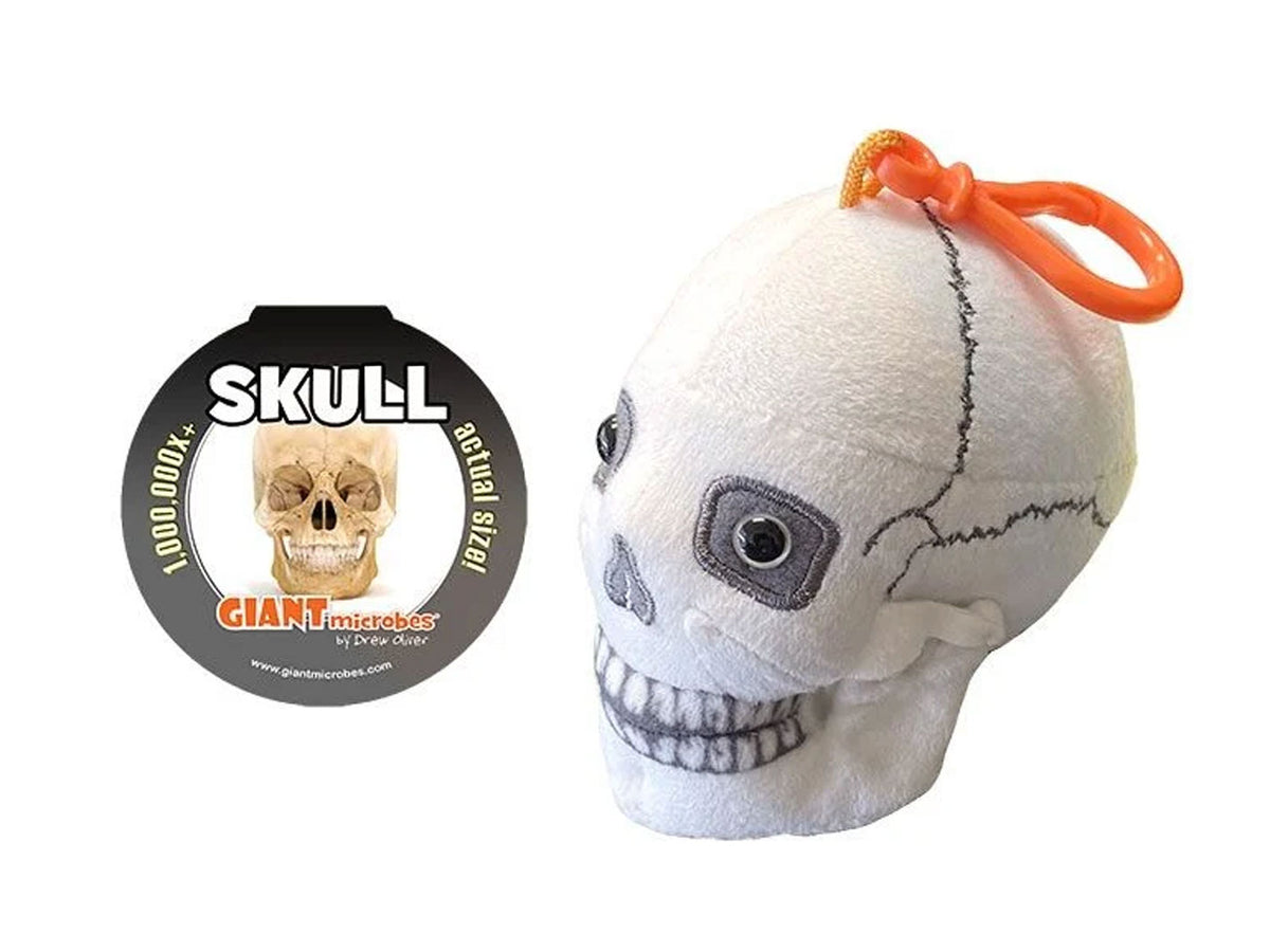 GIANTmicrobes Skull Keyring